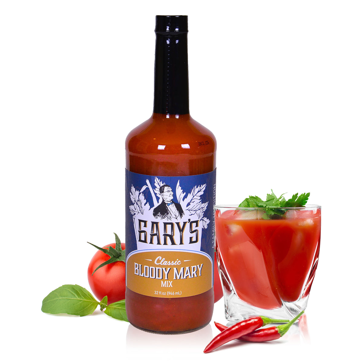 Gary's Original Classic Bloody Mary Mix (32 FLOZ) Garys Old Fashioned Mix