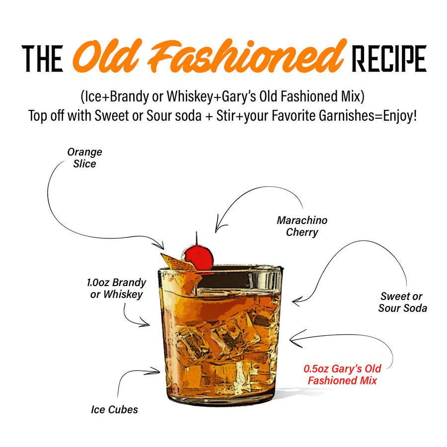 Gary's Classic Muddled Old Fashioned Mix (32 FLOZ)